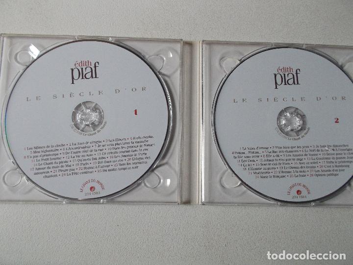 CDs de m&uacute;sica: Edith Piaf &lrm;&ndash; Le Si&egrave;cle Dor, 2 cds 2011, copilation - Foto 4