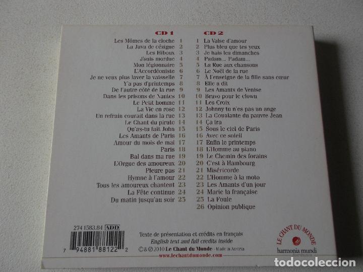 CDs de m&uacute;sica: Edith Piaf &lrm;&ndash; Le Si&egrave;cle Dor, 2 cds 2011, copilation - Foto 5