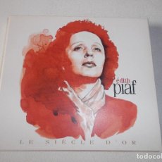 CDs de Música: EDITH PIAF ‎– LE SIÈCLE D'OR, 2 CDS 2011, COPILATION. Lote 249328235