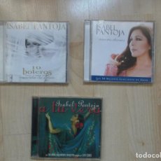 CDs de Música: ,LOTE, ISABEL PANTOJA, LOTE DE 3 CDS ,10 BOLEROS Y UNA CANCION DE AMOR,AMORES ETERNOS, A TU VERA