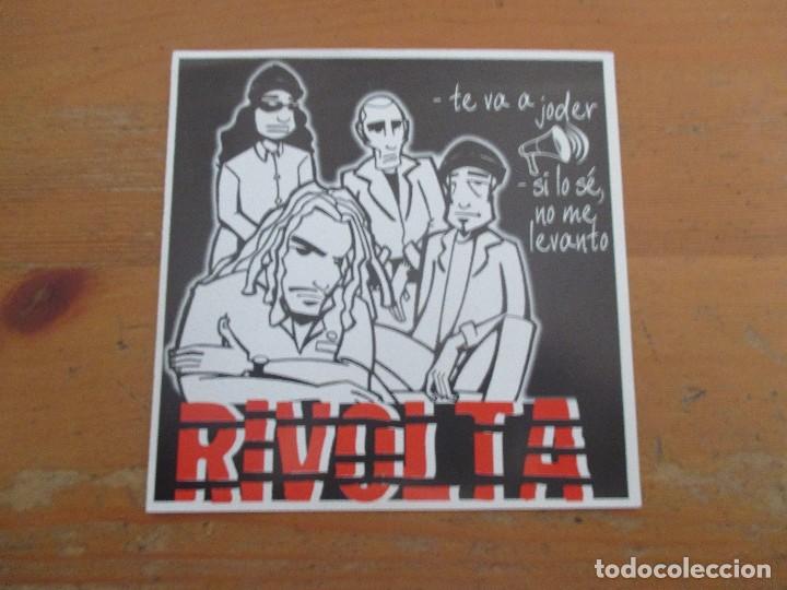 CDs de m&uacute;sica: RIVOLTA TE VA A JODER +1 CD SINGLE TRALLA RECORDS 2002 CON HOJA PROMOCIONAL - Foto 1