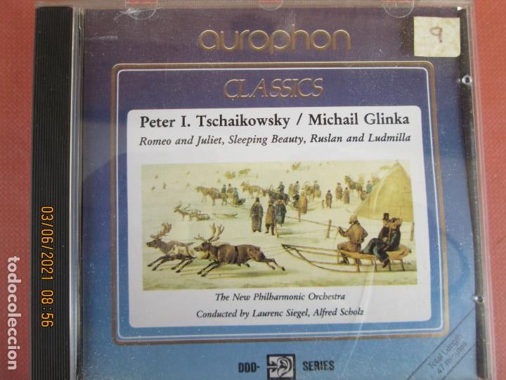 CDs de M&uacute;sica: PETER I. TCHAIKOWSKY / MICHAIL GLINCA - ROME AND JULIET ETC ..... CD