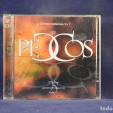 CDs de Musique: PECOS ‎- ¿ DÓNDE ESTABAS TÚ ? (25 ANIVERSARIO) - 2 CD. Lote 249477055
