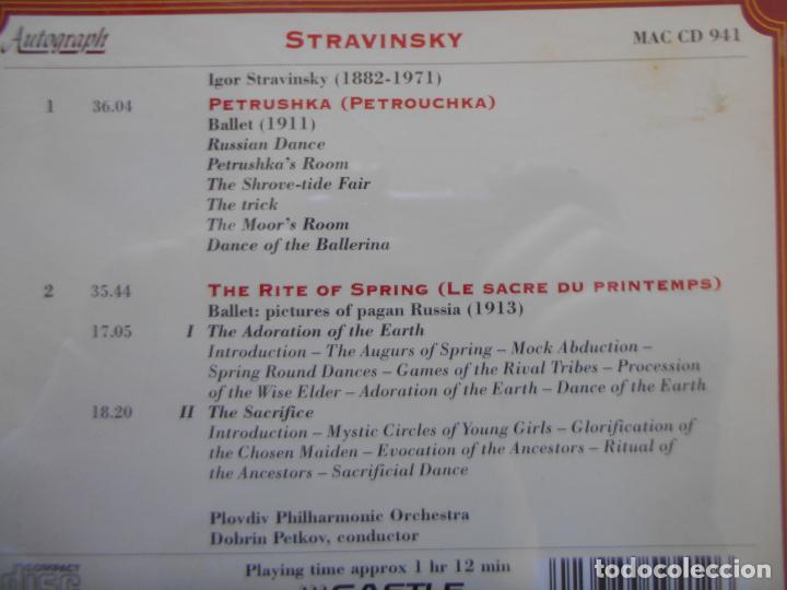 CDs de m&uacute;sica: CD STRAVINSKY: RITE OF SPRING - PETRUSHKA (U5) - Foto 2