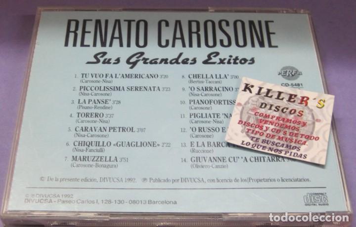CDs de m&uacute;sica: Renato Carosone - Sus Grandes &Eacute;xitos - CD - Foto 2