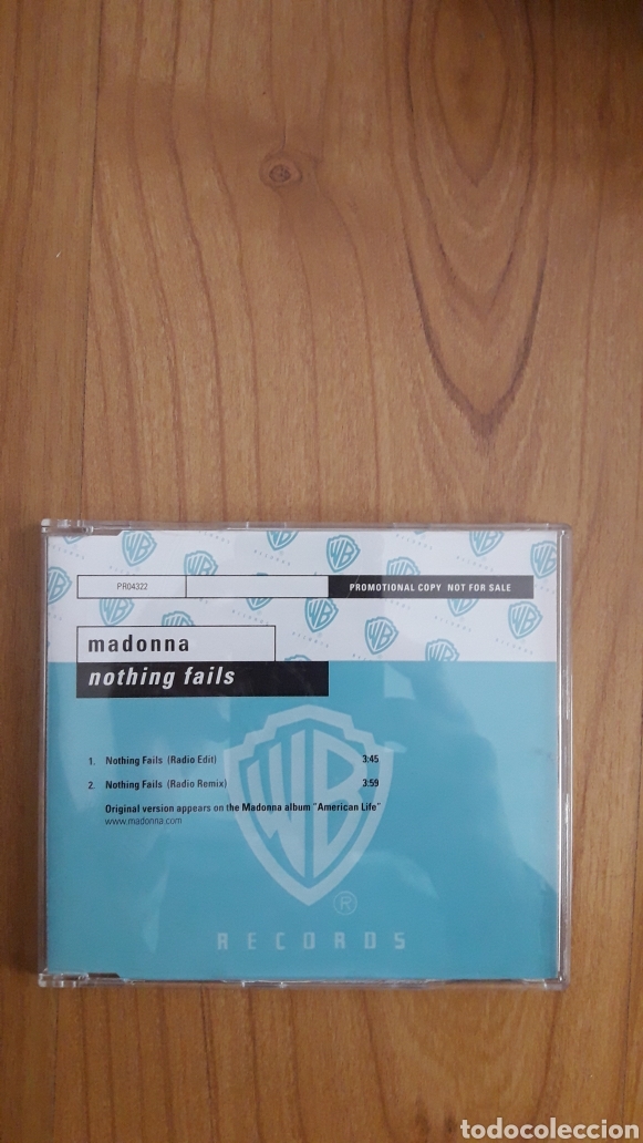 CDs de m&uacute;sica: MADONNA. NOTHING FAILS - Foto 1