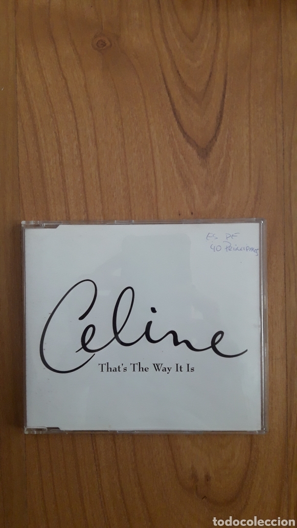 CDs de m&uacute;sica: CELINE DION. THATS THE WAY IT IS - Foto 1