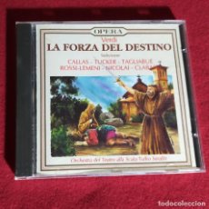 CDs de Música: LA FORZA DEL DESTINO (SELEZIONE) MARIA CALLAS, PLINIO CLABASSI, CARLO TAGLIABUE, RICHARD TUCKER - CD