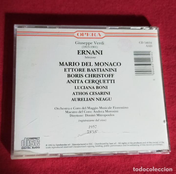 CDs de m&uacute;sica: OPERA - ERNANI - VERDI - CD - Foto 2