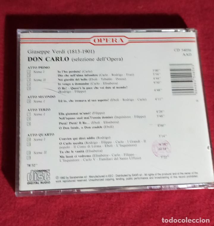 CDs de m&uacute;sica: OPERA - DON CARLO - CD - Foto 2