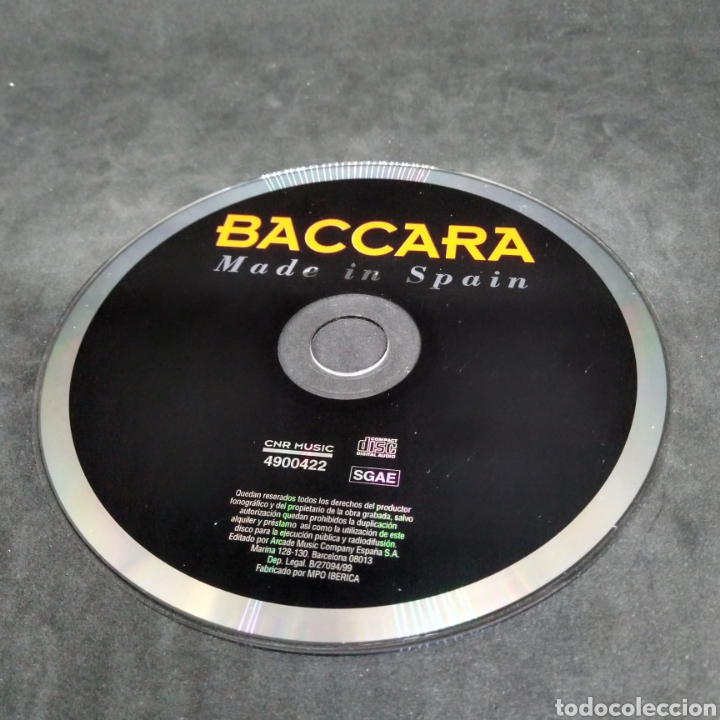 CDs de m&uacute;sica: BACCARA - MADE IN SPAIN - 1999 - CD - Foto 6