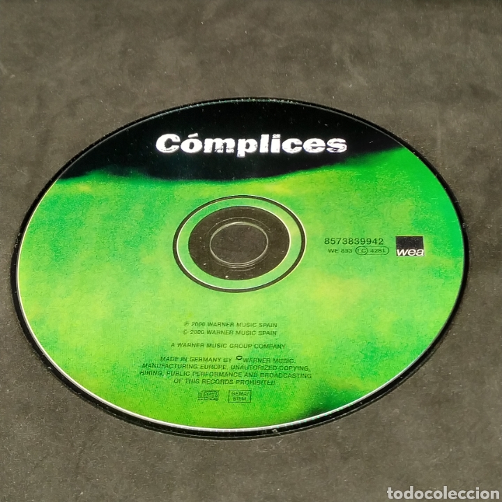 CDs de m&uacute;sica: C&Oacute;MPLICES - COMPLICES - 2000 - CD - Foto 8