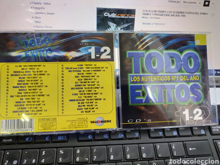 CDs de m&uacute;sica: Todo &eacute;xitos doble cd vale m&uacute;sica 1999 - Foto 1