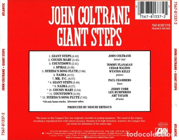 CDs de m&uacute;sica: John Coltrane - Giant Steps - CD - Foto 2
