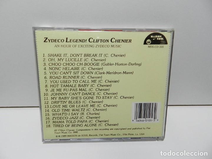 CDs de m&uacute;sica: DISCO CD. Clifton Chenier &lrm;&ndash; Zydeco Legend. COMPACT DISC. - Foto 2