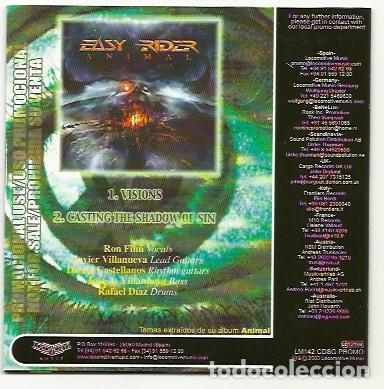 CDs de m&uacute;sica: EASY RIDER. Visions. (cd single 2003 - Foto 2