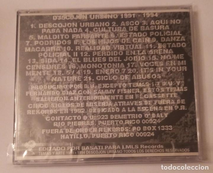 CDs de m&uacute;sica: D35cojon Ur84no - 1991-1994 - Foto 2