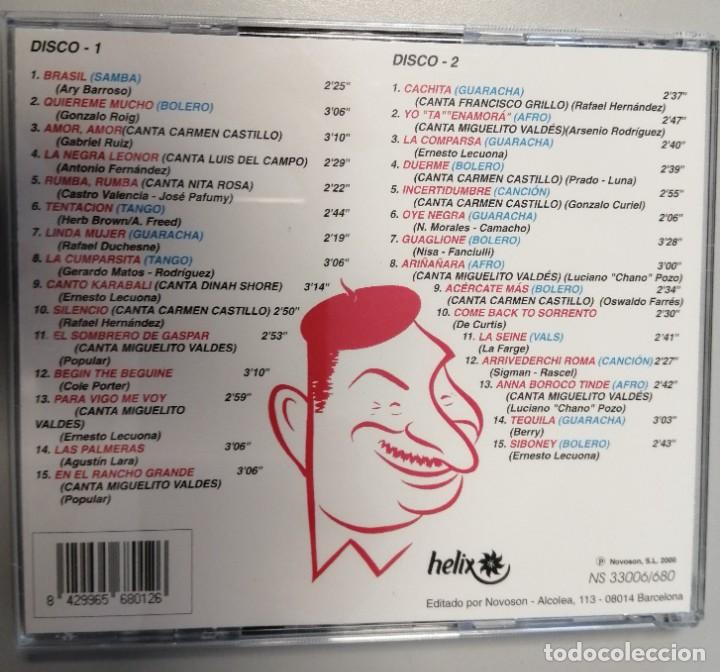 CDs de m&uacute;sica: XAVIER CUGAT - TODOS SUS EXITOS LATINOS - 2 CD,S - Foto 2
