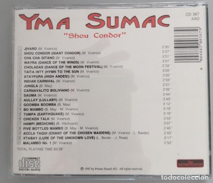 CDs de m&uacute;sica: YMA SUMAC - SHOU CONDOR - Foto 2