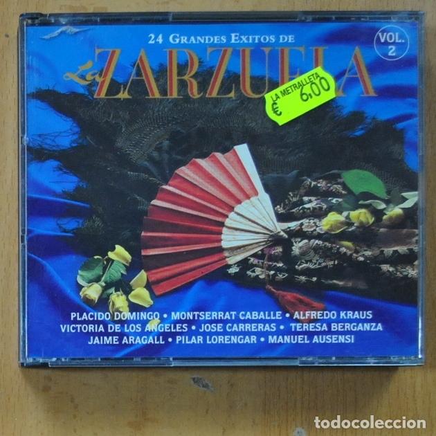 CDs de m&uacute;sica: VARIOUS - GRANDES EXITOS DE LA ZARZUELA - 2 CD - Foto 1