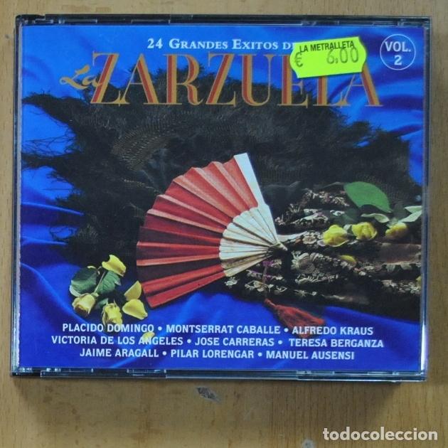 CDs de m&uacute;sica: VARIOUS - GRANDES EXITOS DE LA ZARZUELA - 2 CD - Foto 1