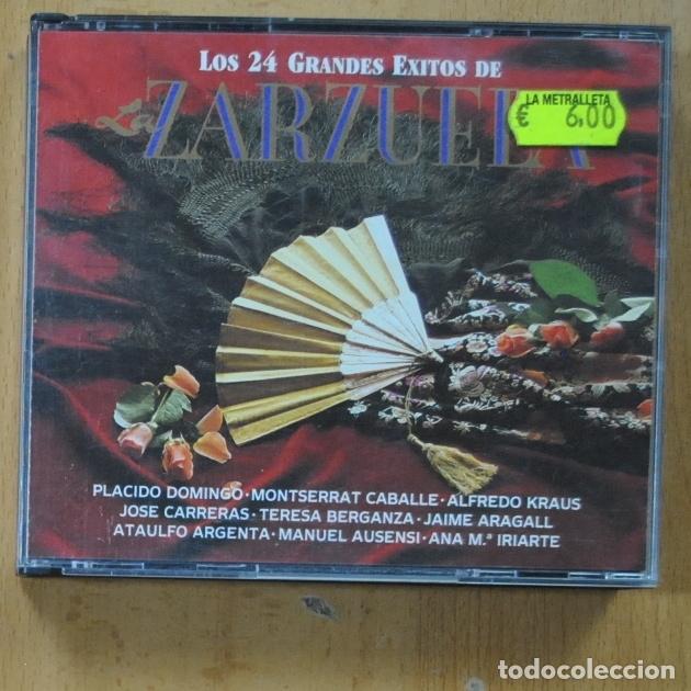CDs de m&uacute;sica: VARIOUS - LOS 24 GRANDES EXITOS DE LA ZARZUELA - Foto 1