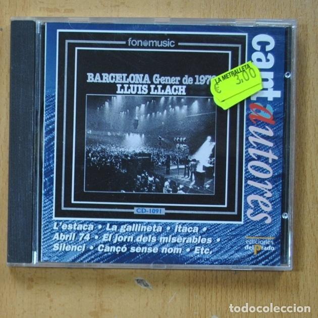 CDs de m&uacute;sica: LLUIS LLACH - BARCELONA GENER DE 1976 - Foto 1