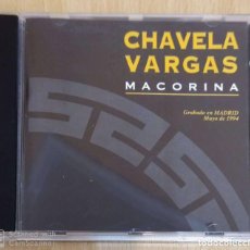 CDs de Música: CHAVELA VARGAS (MACORINA - GRABADO EN MADRID EN MAYO 1994) CD 1994. Lote 251414885