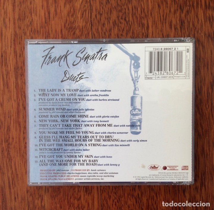 CDs de m&uacute;sica: Frank Sinatra- duets - CD - Foto 2