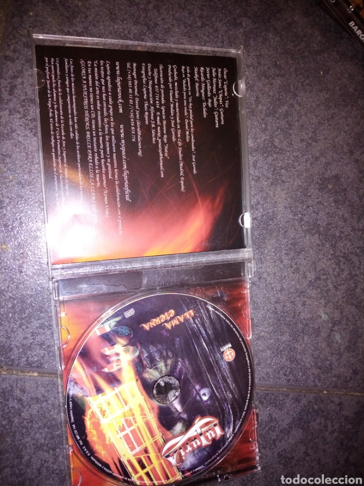 CDs de m&uacute;sica: CD LUJURIA- LLAMA ETERNA - Foto 2