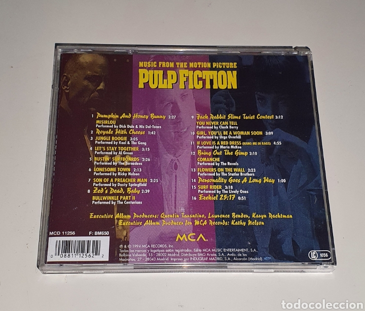 CDs de m&uacute;sica: BSO / CD / PULP FICTION - Foto 3