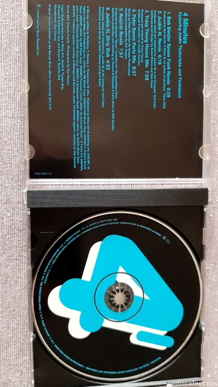 CDs de m&uacute;sica: CD SINGLE MADONNA &rdquo;4 MINUTES&rdquo; - Foto 3