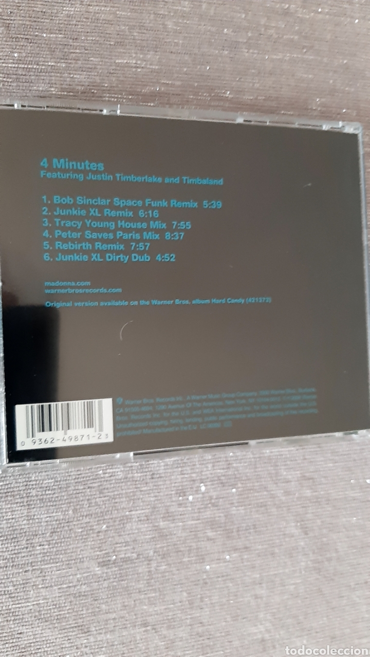 CDs de m&uacute;sica: CD SINGLE MADONNA &rdquo;4 MINUTES&rdquo; - Foto 4