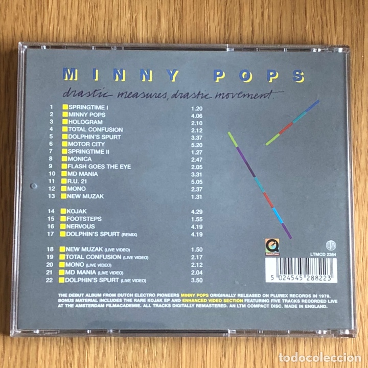 CDs de m&uacute;sica: Minny Pops - Drastic Measures, Drastic Movement - CD - Foto 2