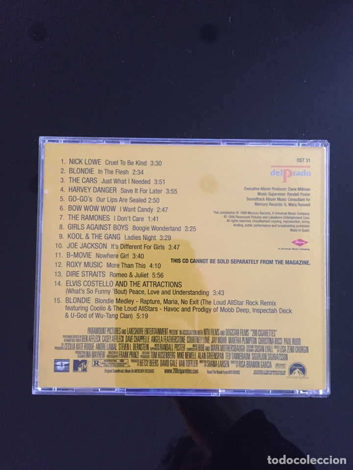 200 cigarettes soundtrack cd b.s.o. 200 cigarettes