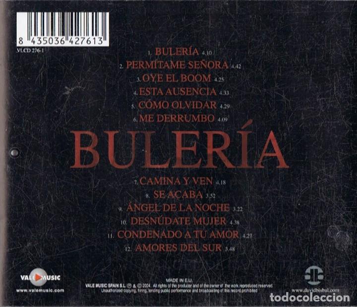 CDs de m&uacute;sica: DAVID BISBAL &uml;BULER&Iacute;A&uml; (CD) - Foto 2