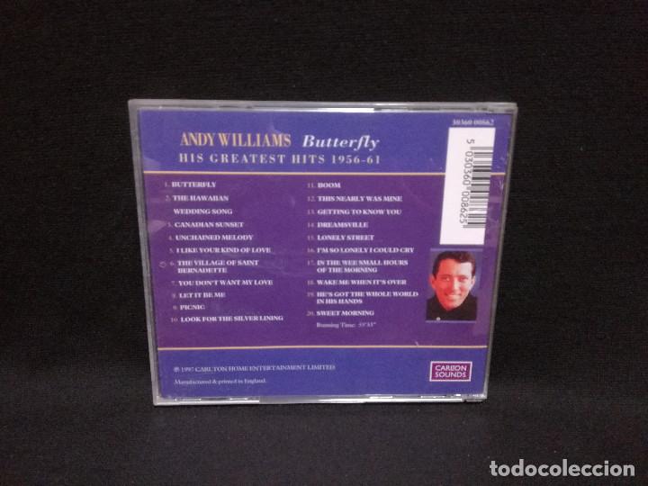 CDs de m&uacute;sica: CD - ANDY WILLIAMS - BUTTERFLY - Foto 2