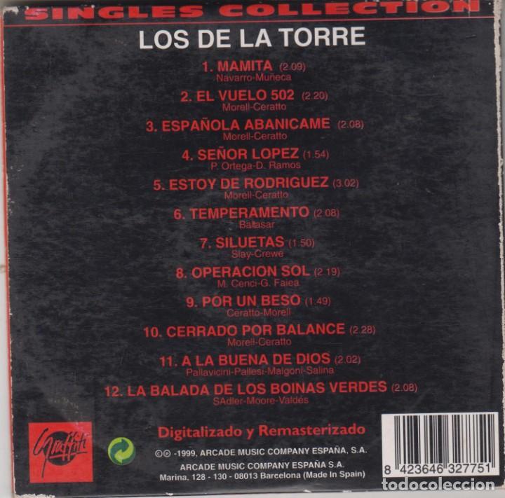 CDs de m&uacute;sica: Los de la Torre cd Singles Collection 1999 - Foto 2