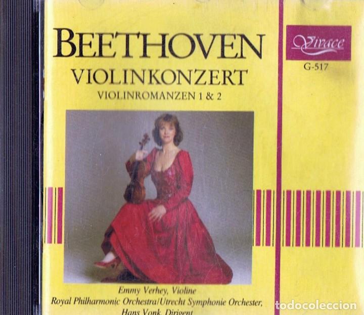 CDs de m&uacute;sica: BEETHOVEN VIOLIN CONCERTO ROMANCES (CD) - Foto 1