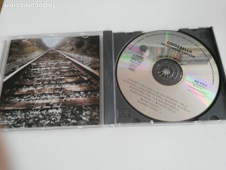 CDs de m&uacute;sica: CD CINDERELLA HEARTBREAK STATION 1990 POLYGRAM - Foto 2