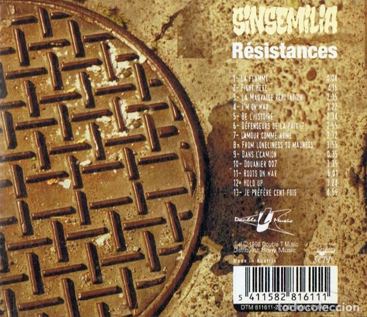 CDs de m&uacute;sica: SINSEMILIA RESISTANCES (CD) - Foto 2