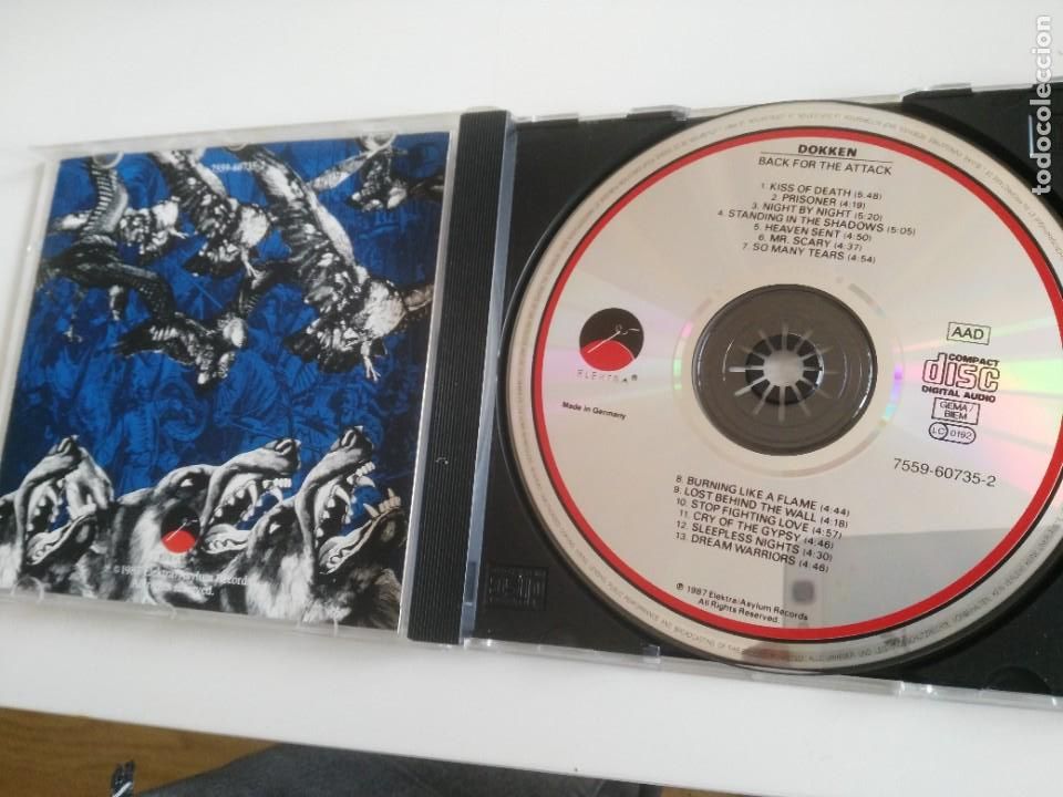 CDs de m&uacute;sica: DOKKEN - BACK FOR THE ATTACK- 1987 - Foto 2