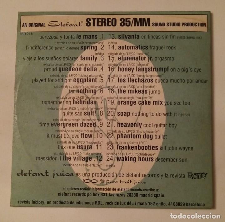 CDs de m&uacute;sica: ELEFANT JUICE - VARIOS (A ELECTRODINAMIC ELEFANT COMPILATION) - Foto 2