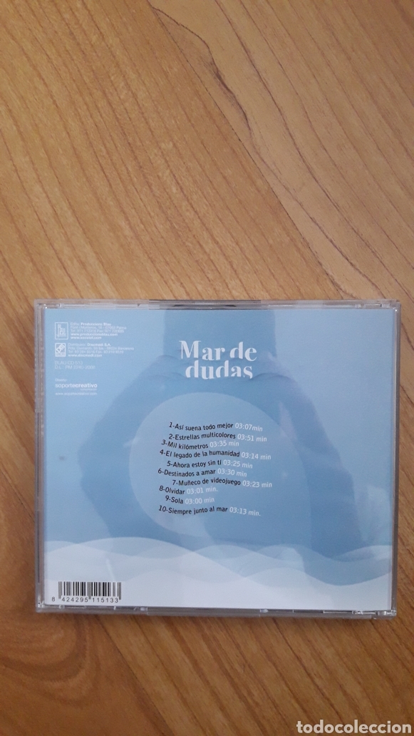 CDs de m&uacute;sica: MAR DE DUDAS - Foto 2