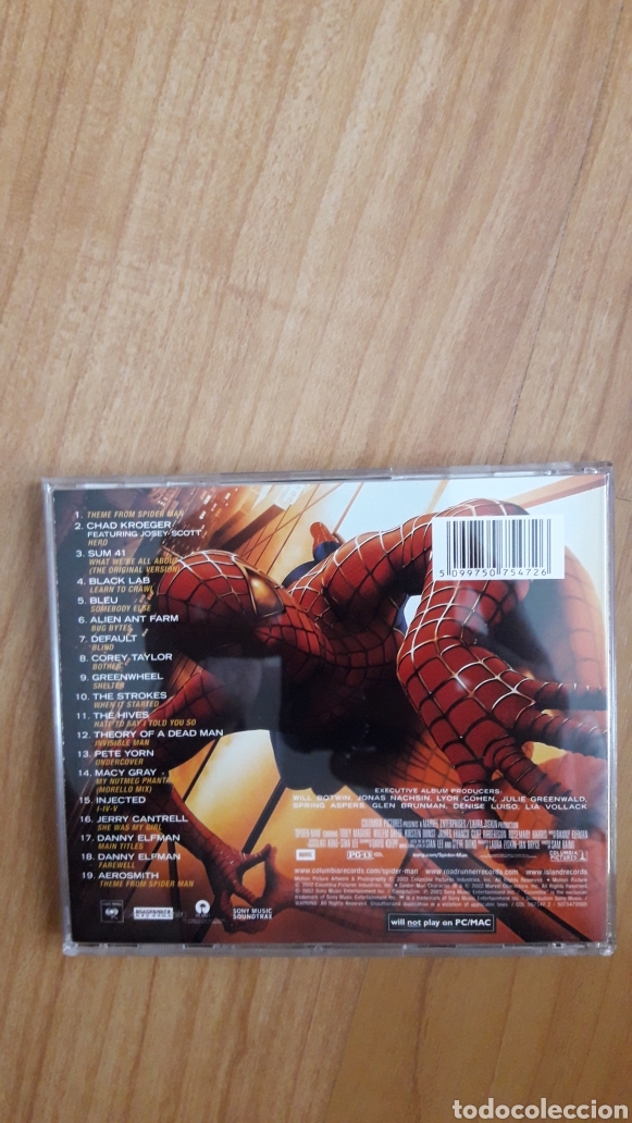 CDs de m&uacute;sica: BSO SPIDERMAN. SPIDER-MAN - Foto 2