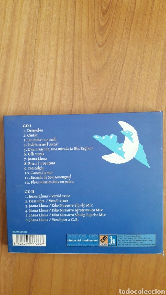 CDs de m&uacute;sica: DOBLE CD JOAN BIBILONI. JOANA LLUNA - Foto 2