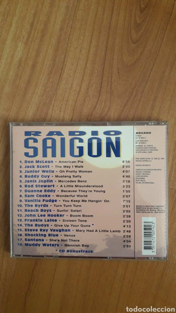 CDs de m&uacute;sica: RADIO SAIGON - Foto 2
