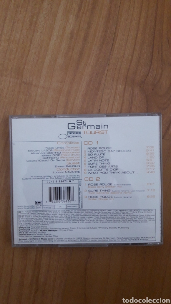 CDs de m&uacute;sica: DOBLE CD ST. GERMAIN. TOURIST - Foto 2