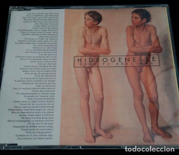 CDs de m&uacute;sica: HIDROGENESSE &rdquo;eres pc ers mac&rdquo; cd maxi - Foto 1
