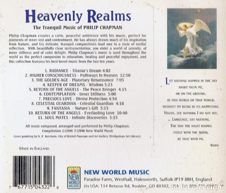 CDs de m&uacute;sica: PHILIP CHAPMAN &uml;HEAVENLY REALMS&uml; (CD) - Foto 2